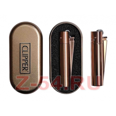 Зажиг. Кремниевая CLIPPER ROZE GOLD BL GRAD (CM0S057RUX) металл0
